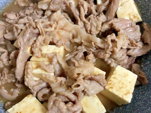 簡単！肉豆腐